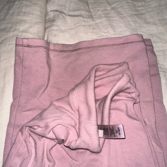 Skims Dusk Pink Cotton Jersey Pants & Top size XS - Picture 6 of 6
